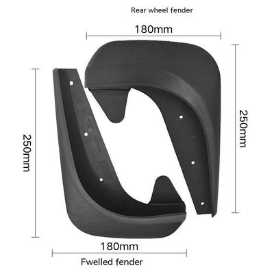パーツ レーラー用ゴム用マッドフラップ 4pcs 車用マッドフラップ スプラッシュガード